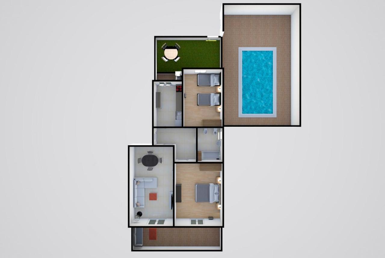 Marta Apartment - Balcony, Patio, Pool Ferrel  Buitenkant foto